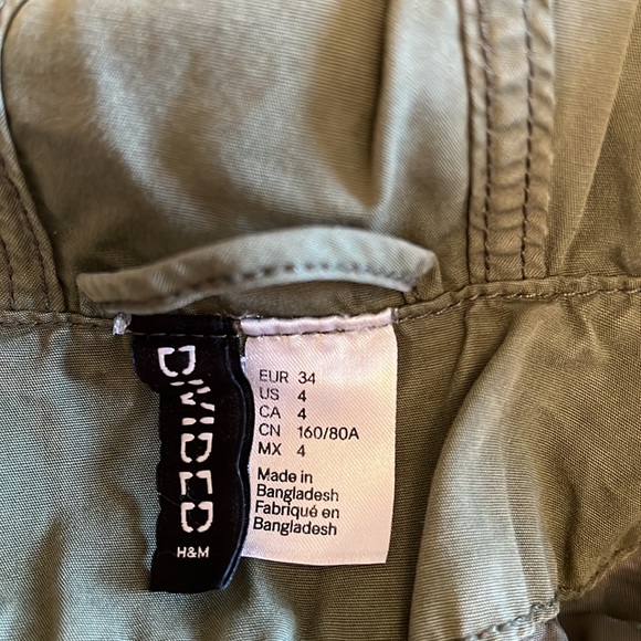 H&M Cargo Coat in Olive - Picture 3 of 3